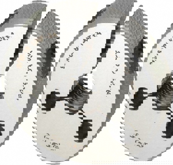 Threaded Ring Gage: 9/16-18 Thread, UNF, Class 3A, Go & No Go